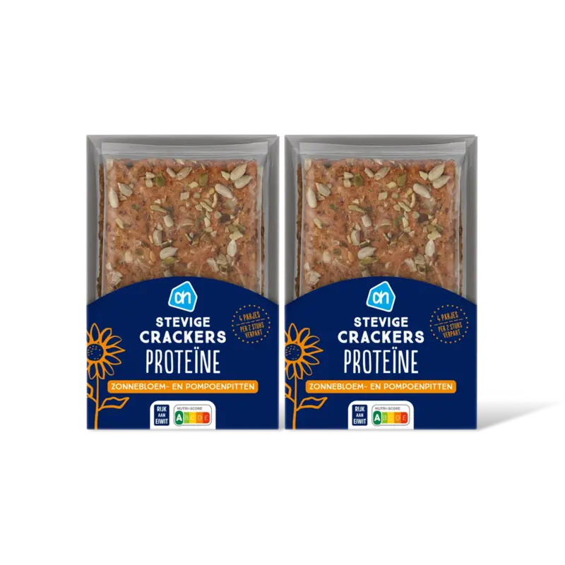 AH Proteine cracker zonne-pompoenpit pp 2pk