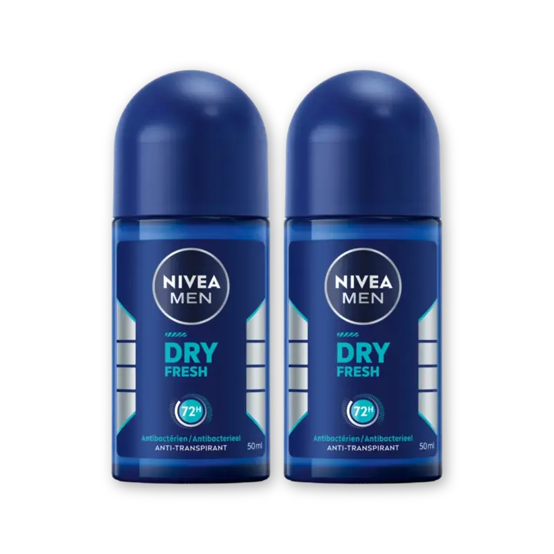 NIVEA Men dry fresh anti transpirant rol 2-pck