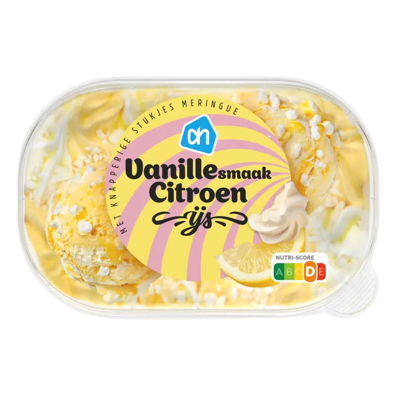AH Vanille smaak citroen ijs