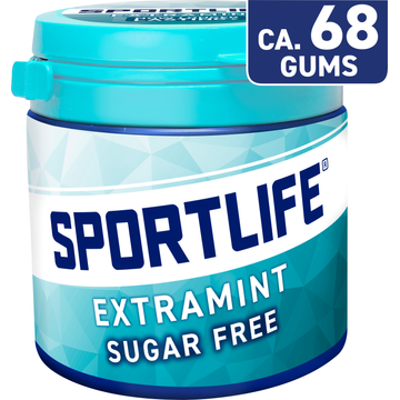 Sportlife Extramint Suikervrije kauwgom 102 g