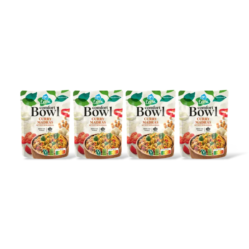 AH Terra Comfort bowl curry madras 4-pack