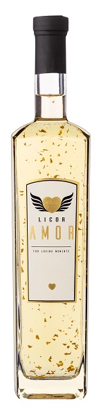 Licor Amor Vanille Likorette met Bladgoud