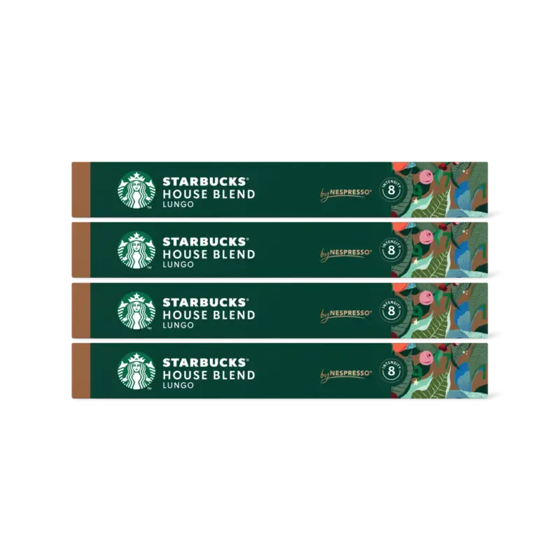 Starbucks Nespresso house blend lungo caps 4-pack