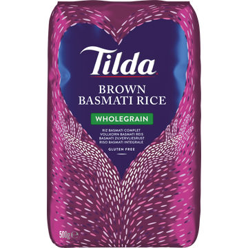 Tilda Brown Basmati Wholegrain 500g