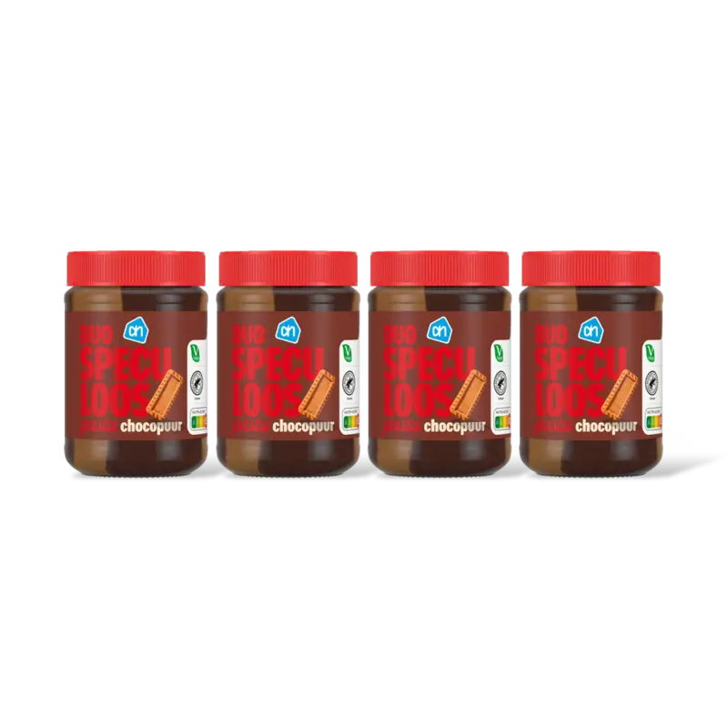 AH Duo speculoos pasta chocopuur 4-pack