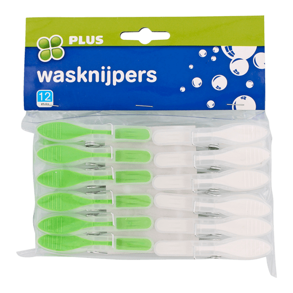 PLUS Wasknijpers plastic