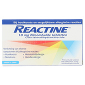 Reactine hooikoortstabletten cetirizine