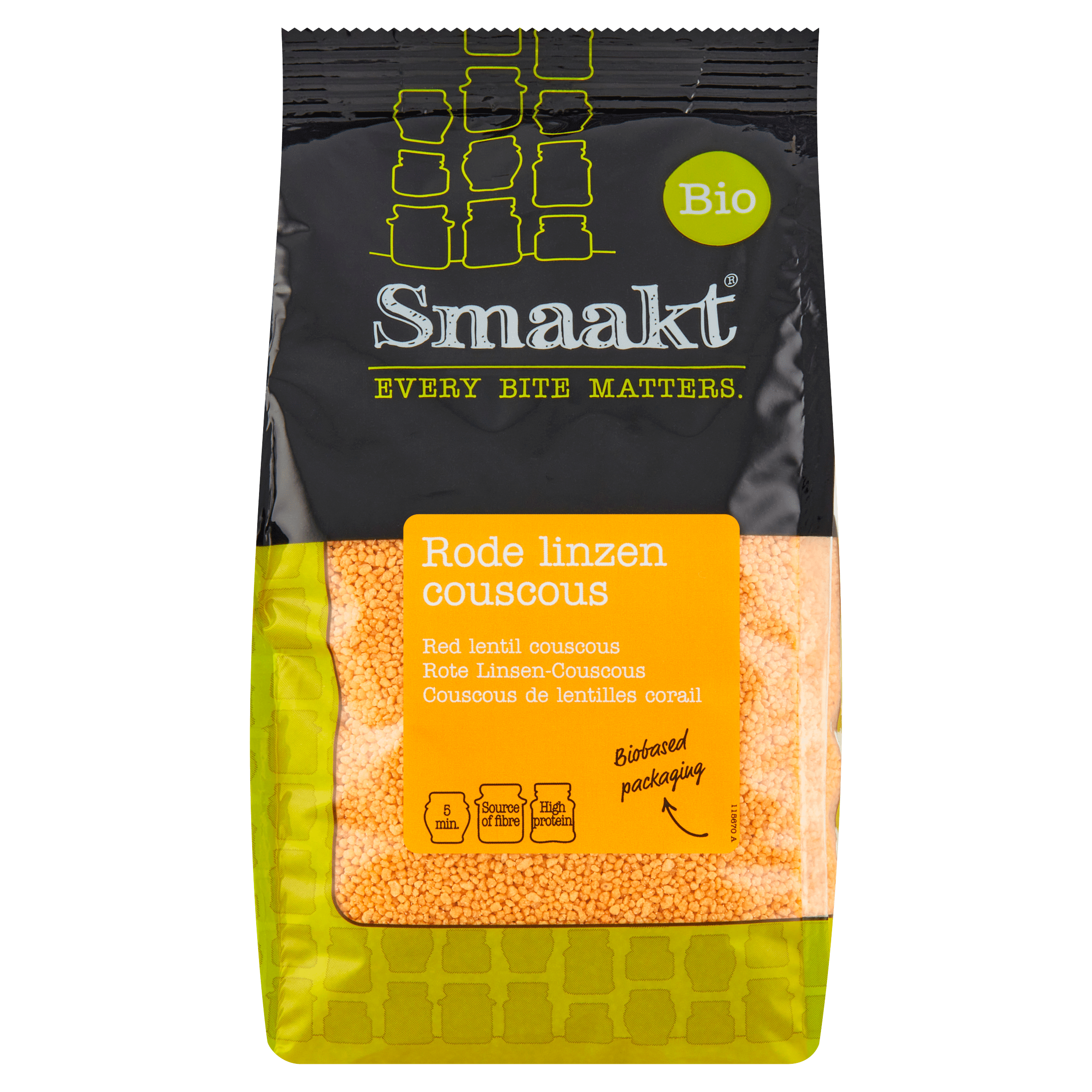 Smaakt Rode linzencouscous bio