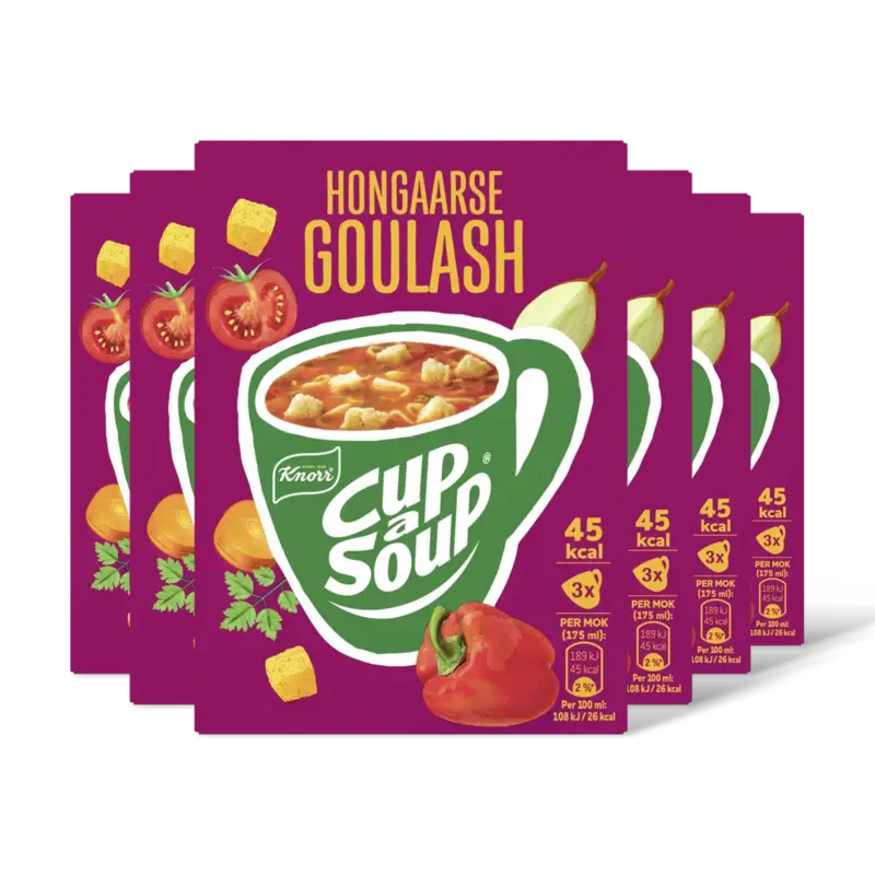 Knorr Cup-a-soup hongaarse goulash 6-pack