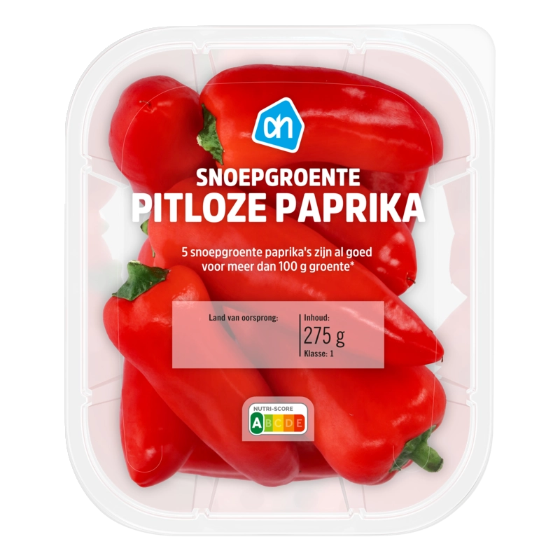 AH Snoepgroente pitloze paprika rood