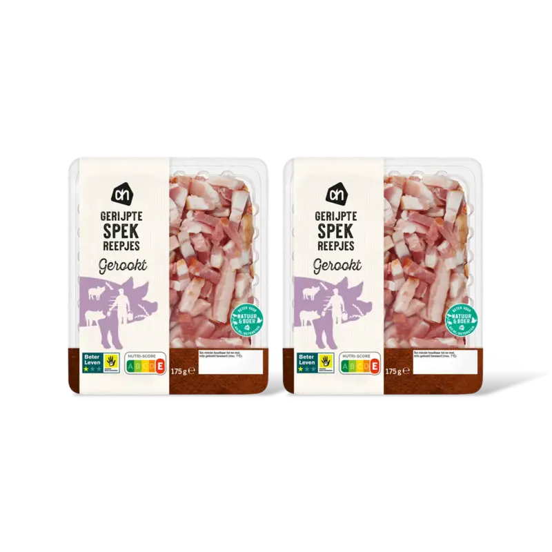 AH Gerijpte spekreepjes 2-pack