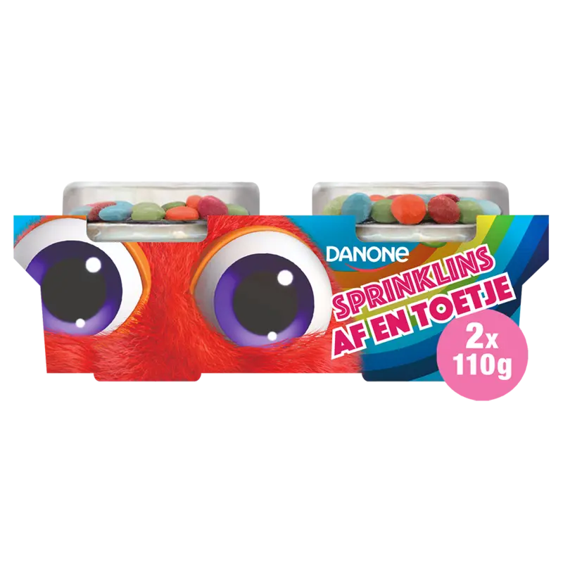 Danone Af en toetje yoghurt sprinklins