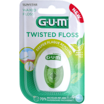 Gum Twisted Floss flosdraad 1 Stuk