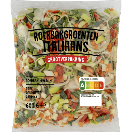 Roerbakgroente italiaanse stijl voordeel