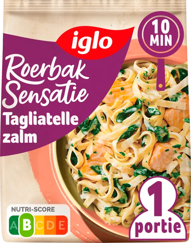 Iglo Roerbak sensatie tagliatelle zalm