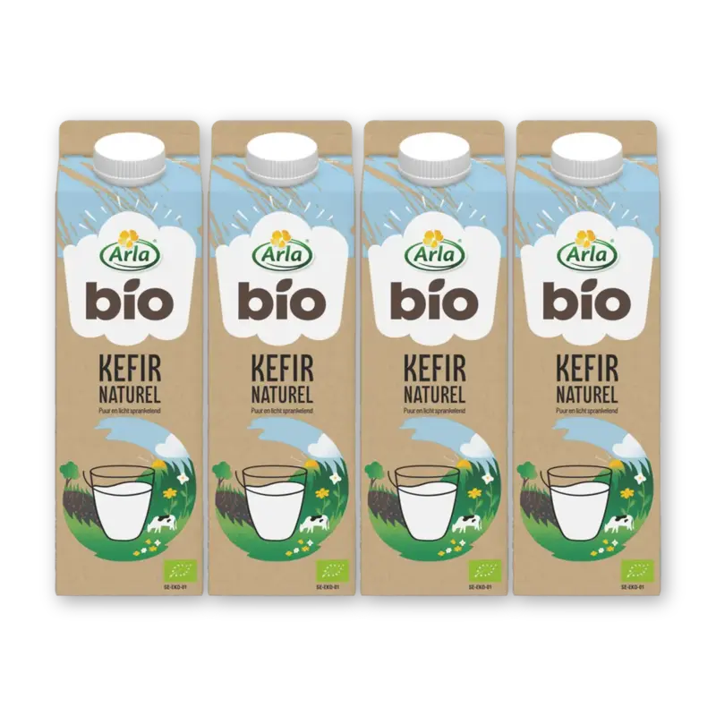 Arla Biologisch kefir naturel 4-pack