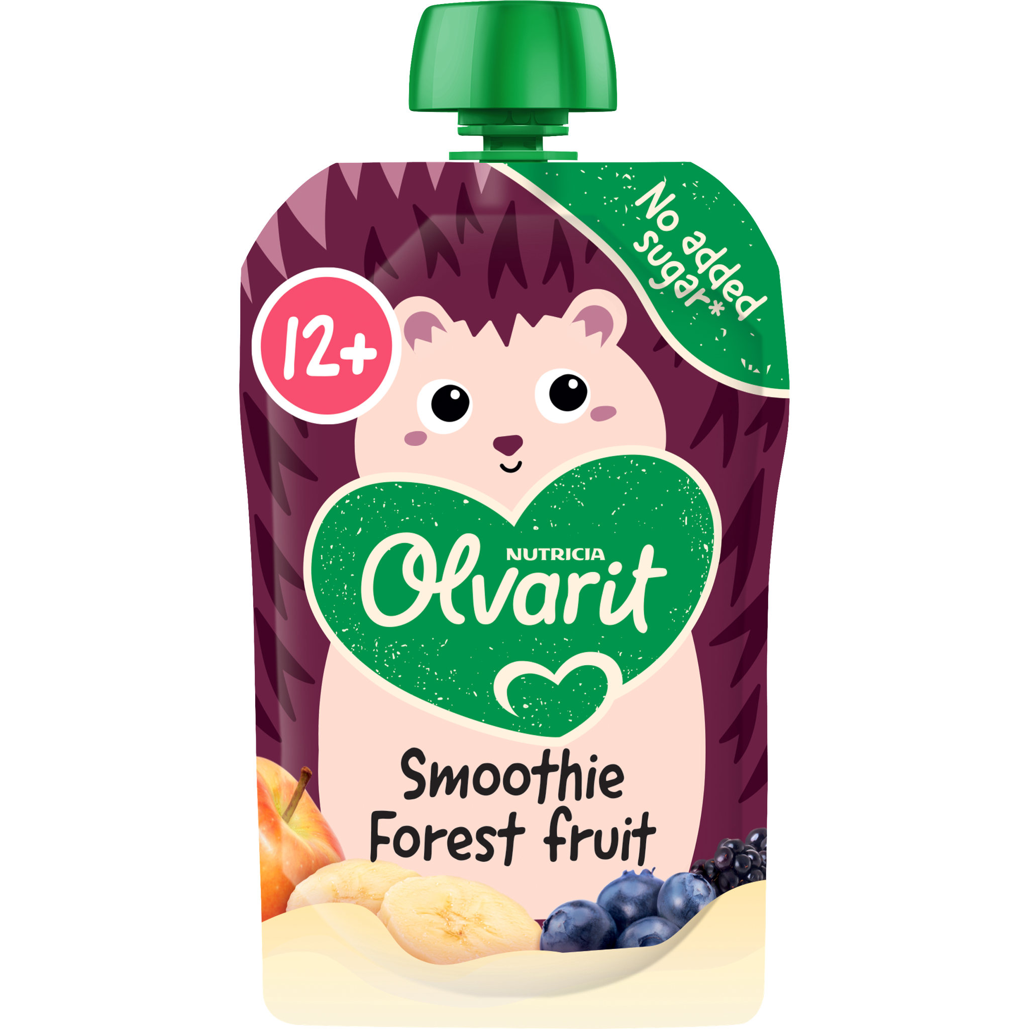 Olvarit Knijpfruit Smoothie Bosvrucht 12+ Maanden 100 gram