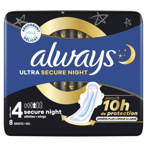 Always Maandverband ultra secure night wings