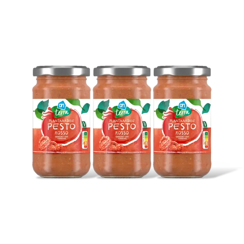 AH Terra Plantaardige pesto rosso 3-pack