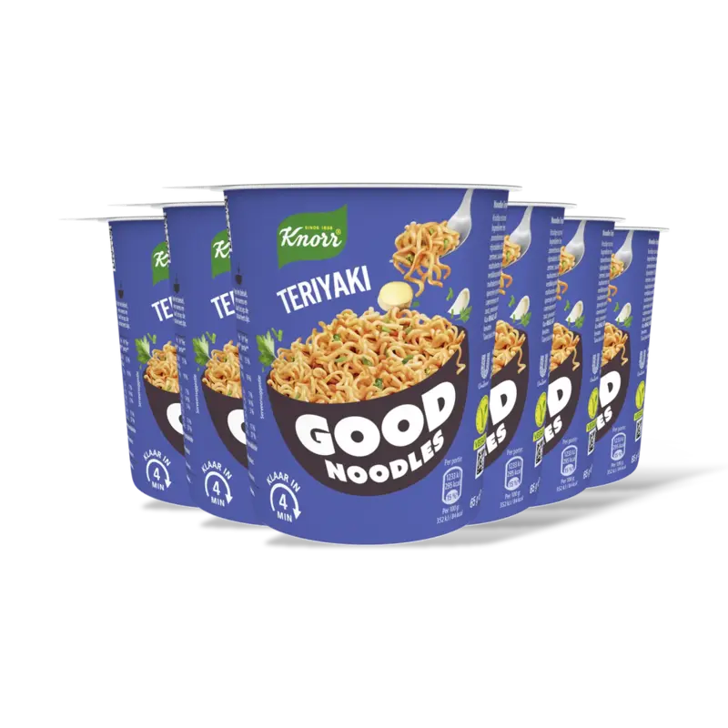 Knorr Good noodles teriyaki 6pack