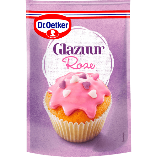 Dr. Oetker Roze glazuur bakdecoratie