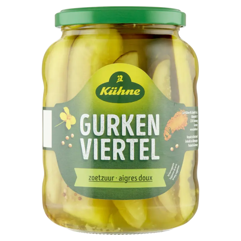 Kühne Gurken viertel zoetzuur