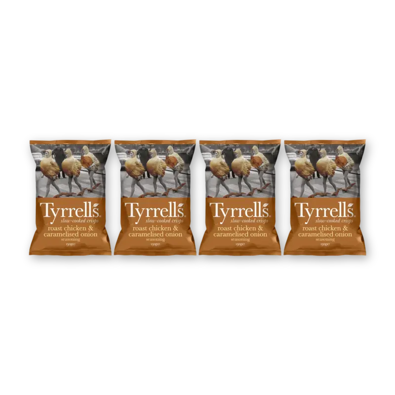 Tyrrells Roast chicken & caramelised onion 4-pack