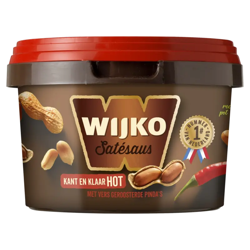 Wijko Satésaus kant en klaar hot
