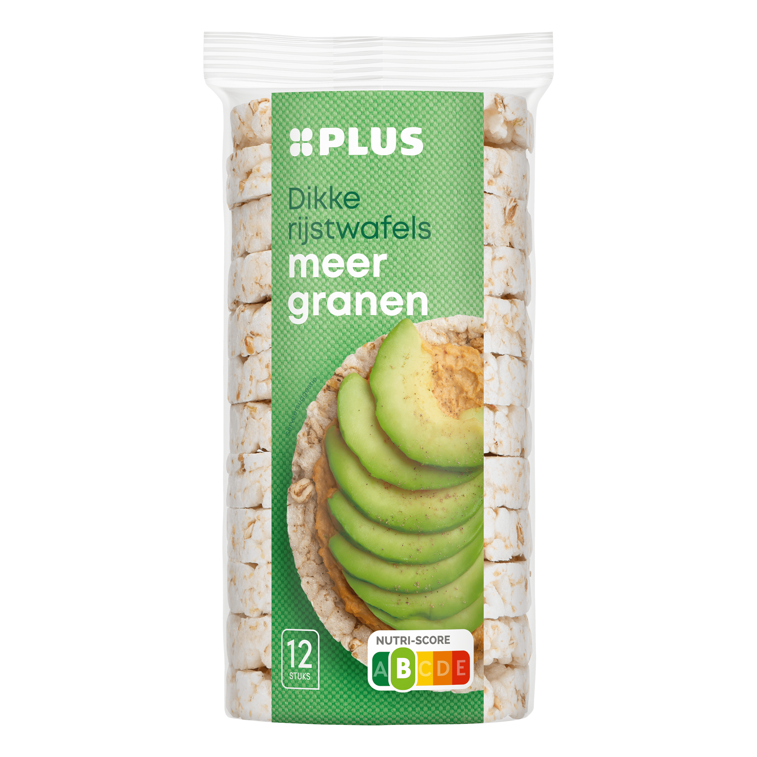 PLUS Dikke rijstwafels meergranen