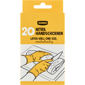 Jumbo Nitril Handschoenen 20 Stuks