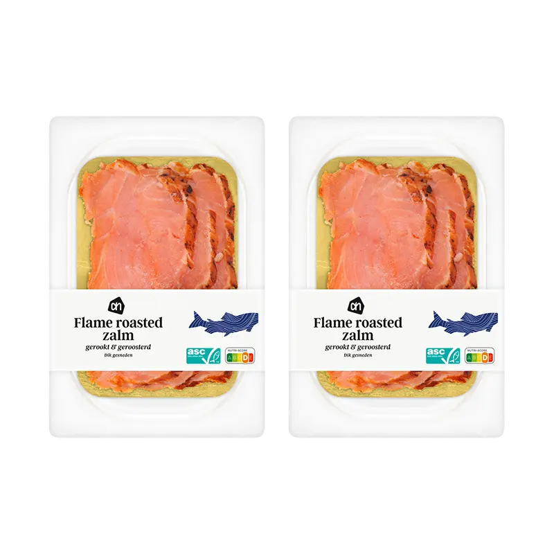 AH Flame roasted zalm 2-pack