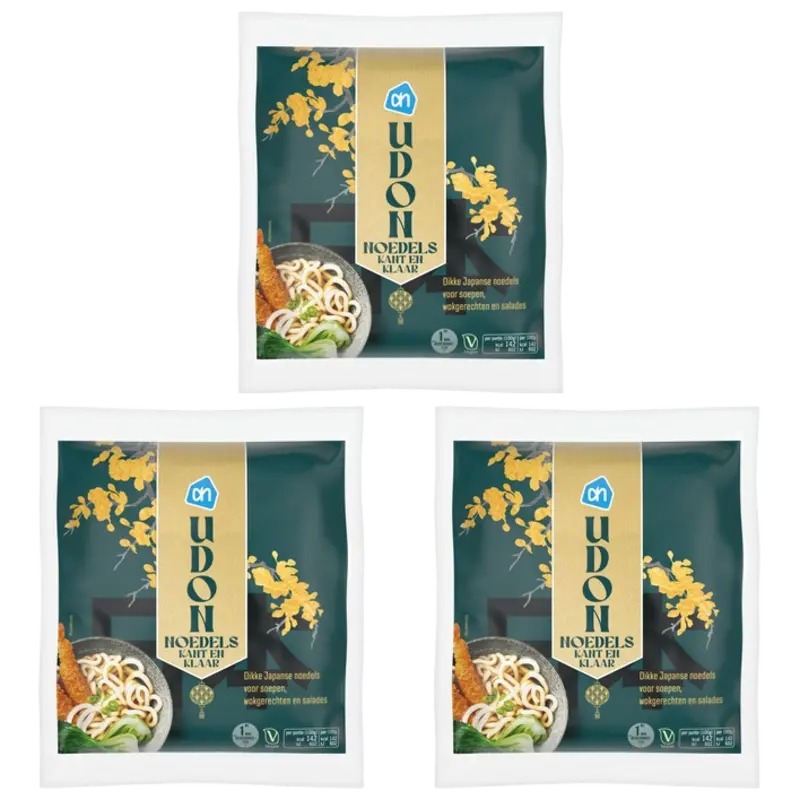 AH Udon noedels kant en klaar 3-pack