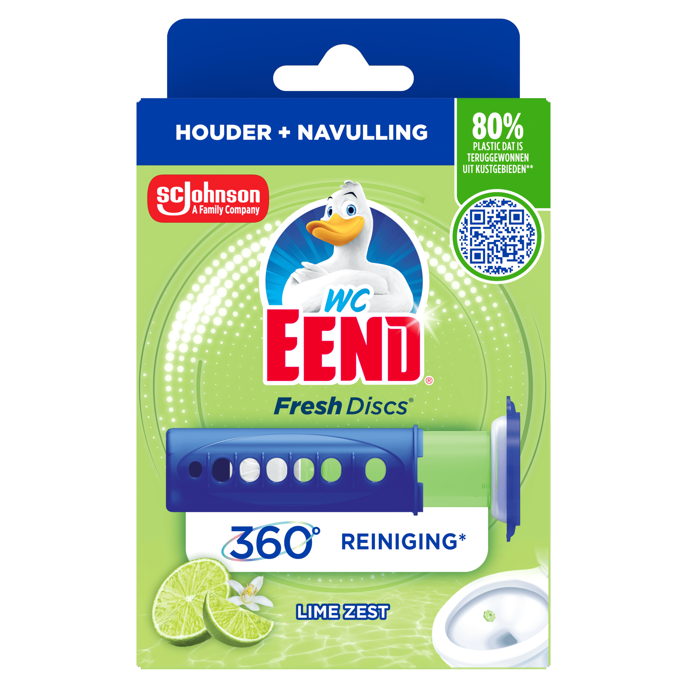 Wc Eend Fresh disc houder Lime Zest