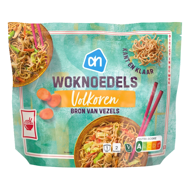 AH Woknoedels volkoren kant & klaar