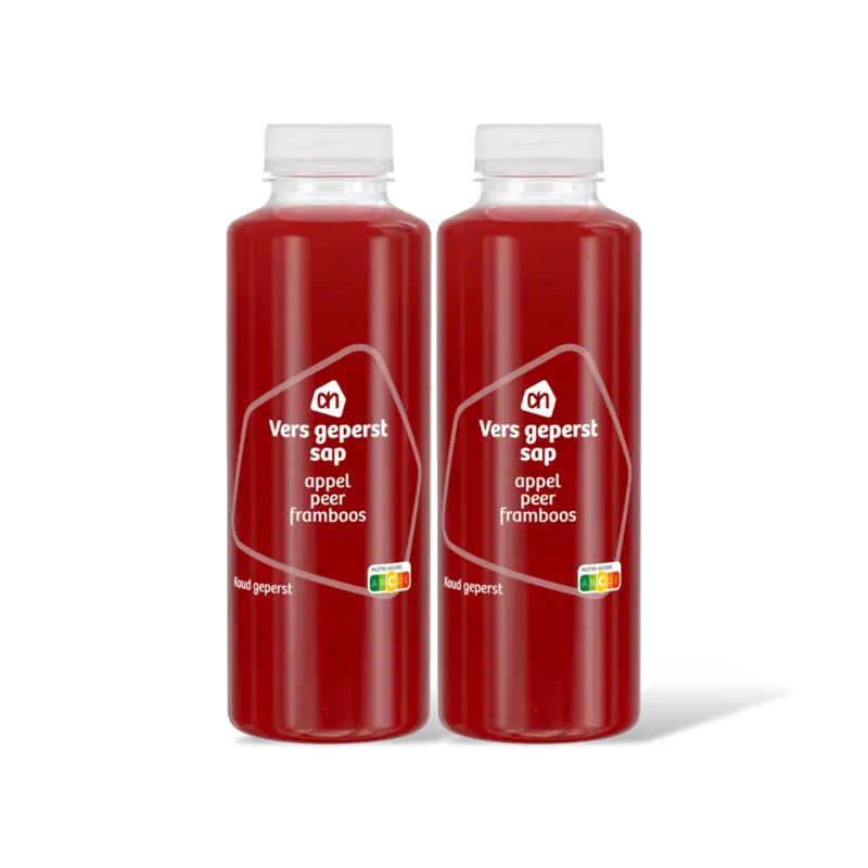 AH Vers geperst sap appel peer framboos 2pk