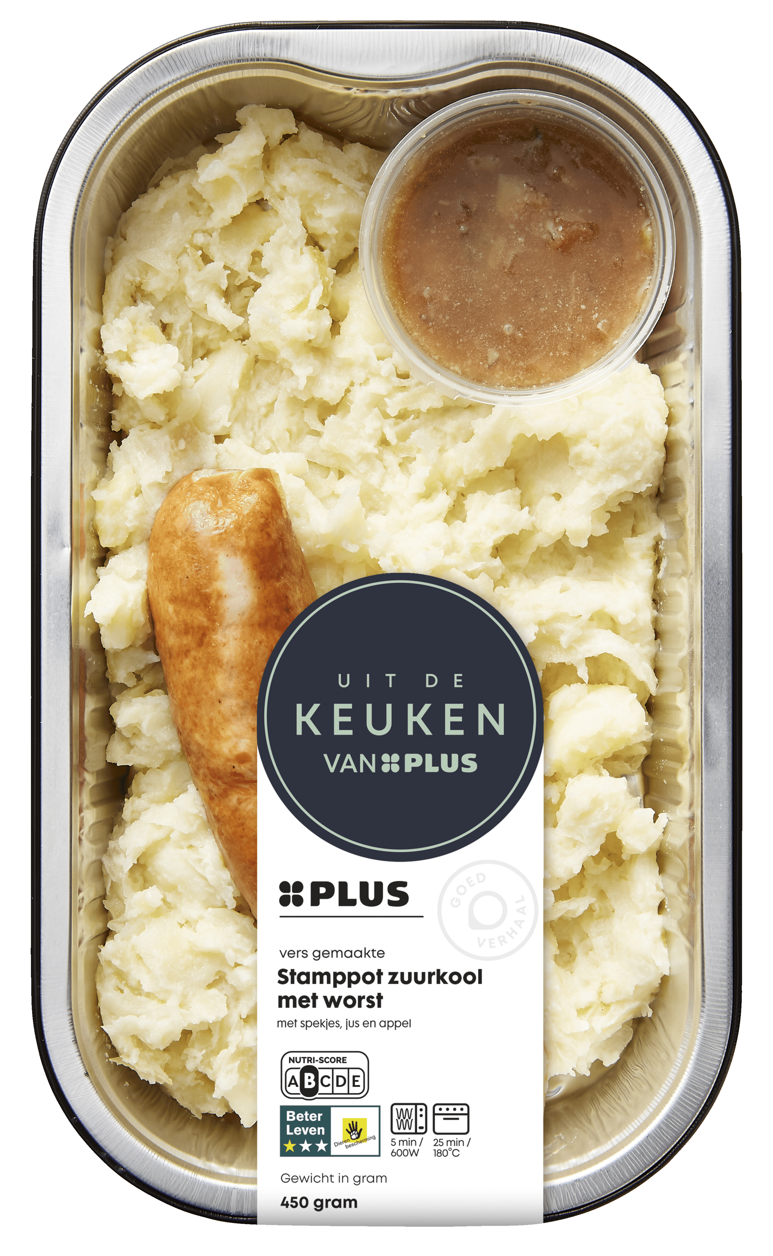 Uit de keuken van PLUS Zuurkool met rookworst