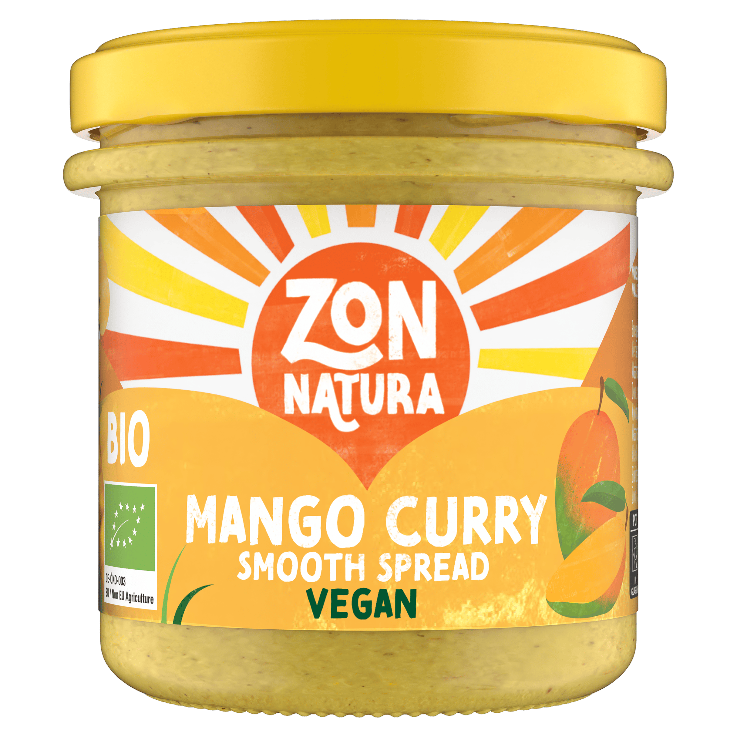 Zonnatura Smooth spread Mango-Curry