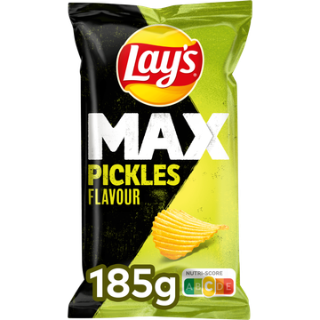 Lay's Max Ribbel Chips Pickles 185 gr
