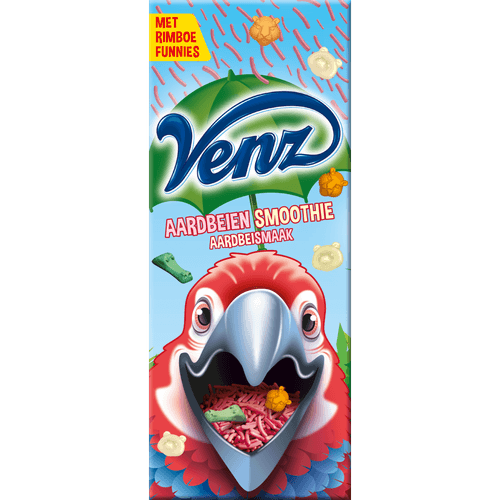 Venz Hagelslag rimboe aardbeien smoothie