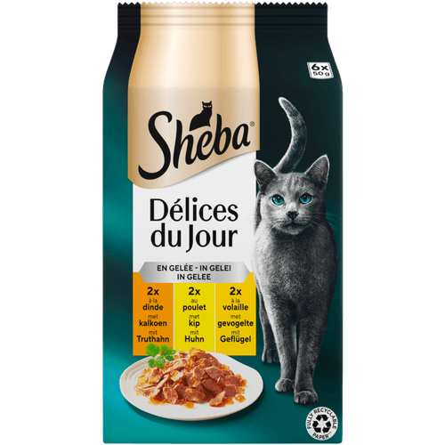 Sheba Kattenvoer delices du jour gevog 6st