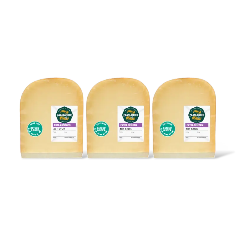 AH Zaanlander Extra belegen 48+ stuk 3-pack