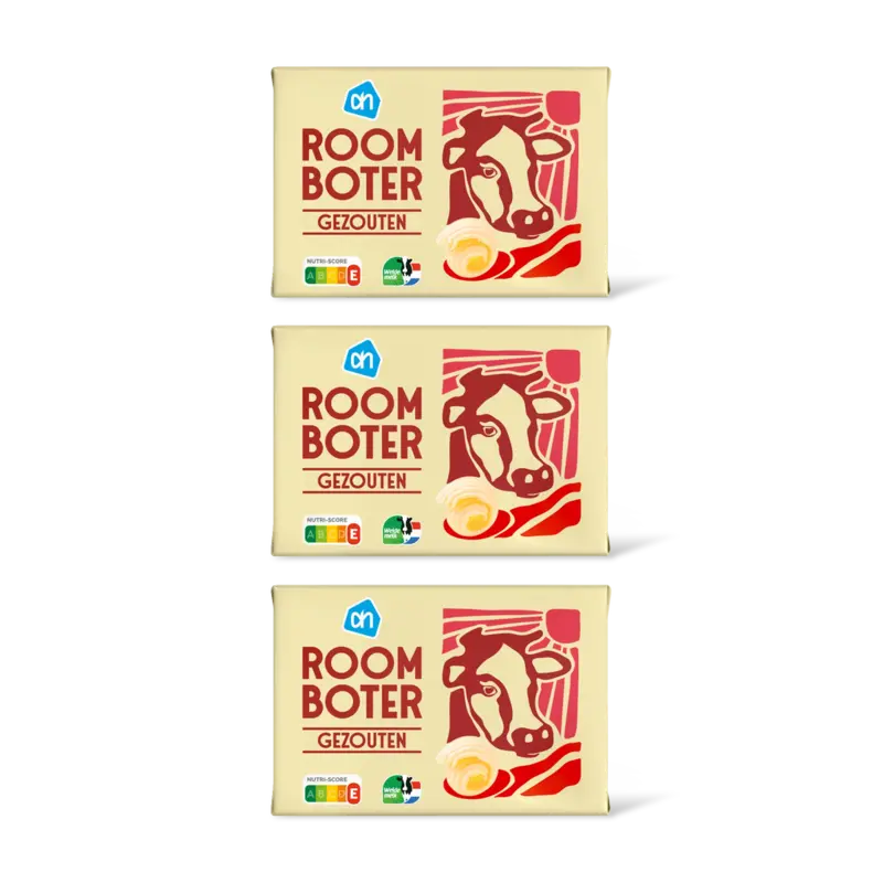 AH Roomboter gezouten 3-pack