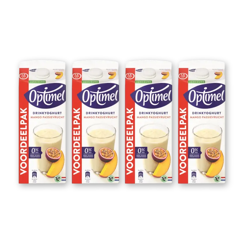 Optimel Drinkyoghurt mango passievrucht 4-pack
