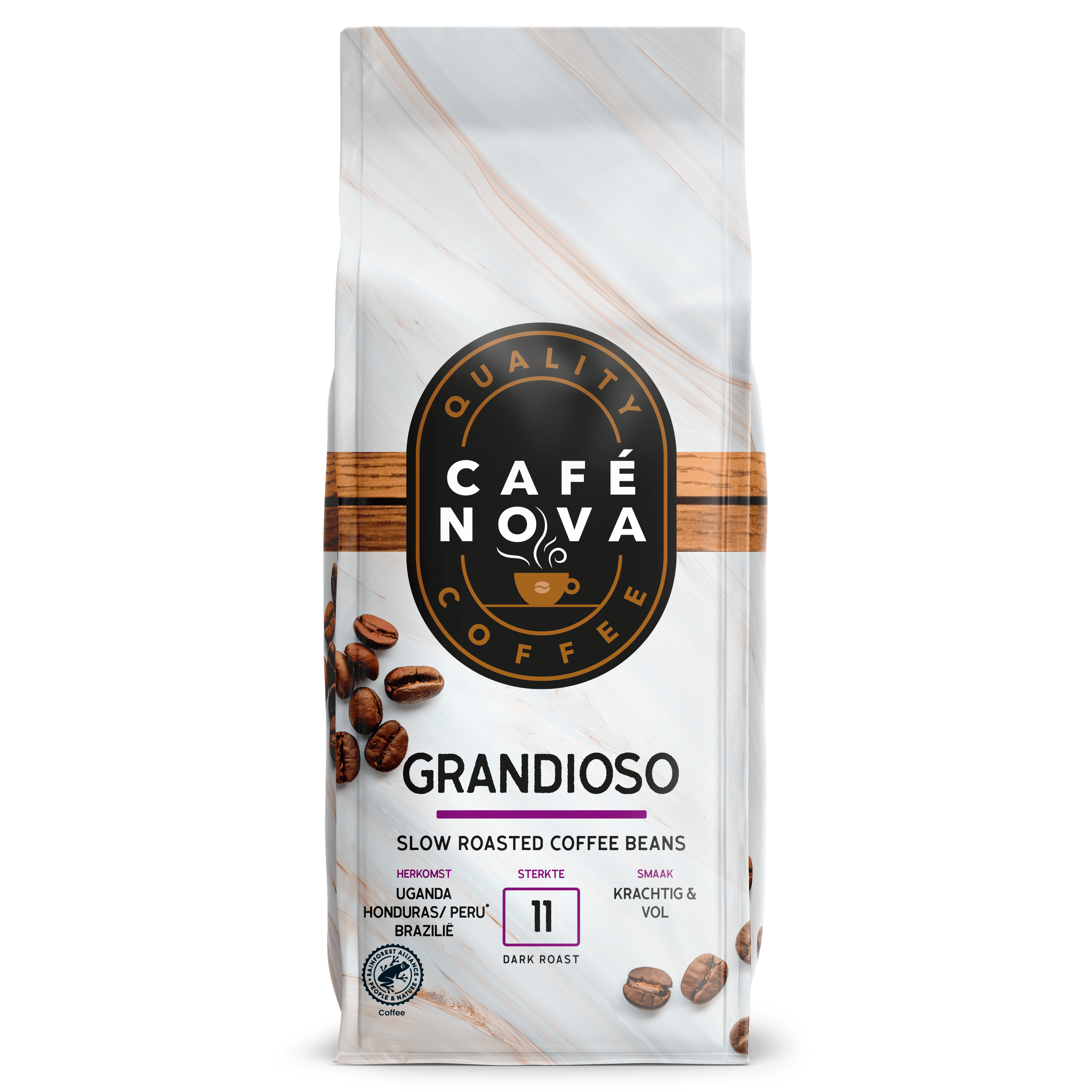 Café Nova Koffiebonen grandioso sterkte 11