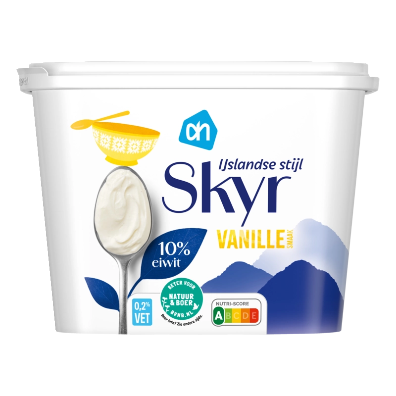 AH Skyr IJslandse stijl vanille smaak
