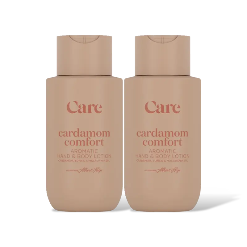 Care Cardamom comfort hand & body lotion 2-pk