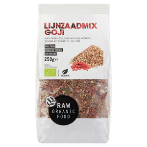 Raw Organic Food Lijnzaadmix Goji
