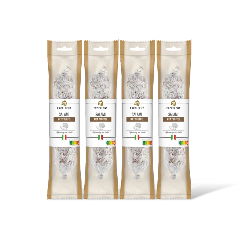 AH Excellent Salami met truffel 4-pack