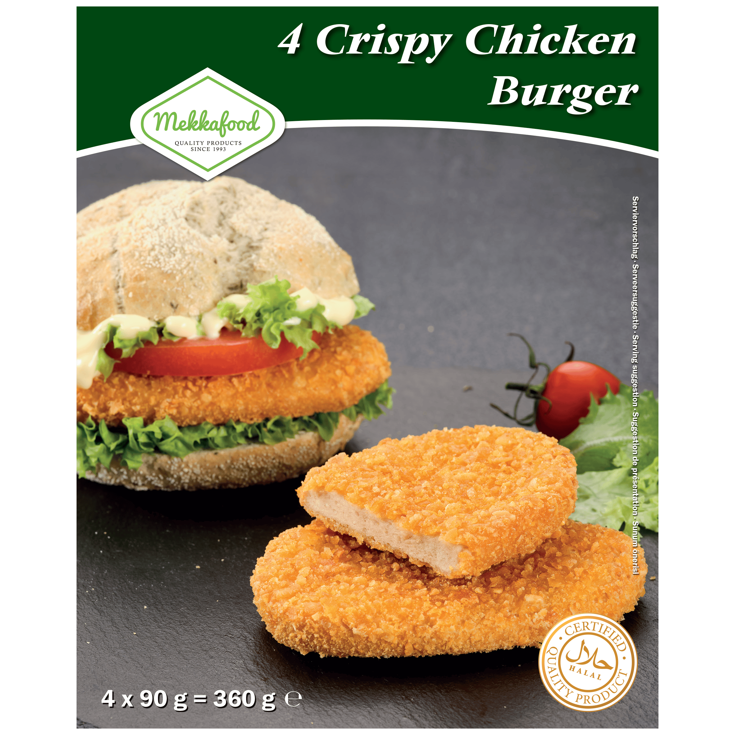 Mekkafood Crispy chicken burger