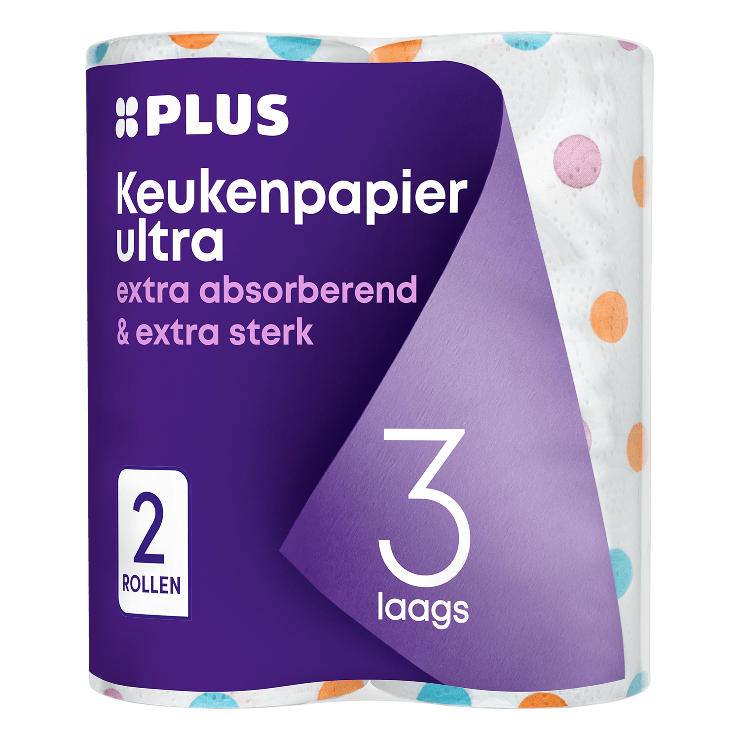 PLUS Keukenpapier 3-laags ultra